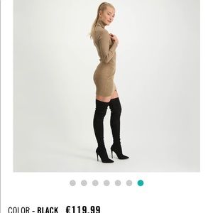 Brand New STEVE MADDEN Dominique Black Suede Boots